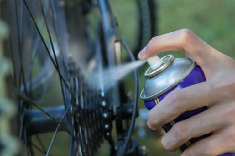 Using WD40 on Bicycle